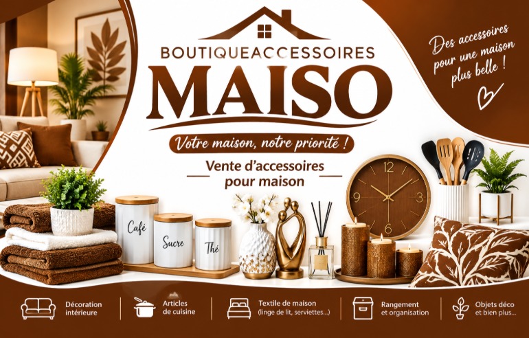 Boutique accessoires maison