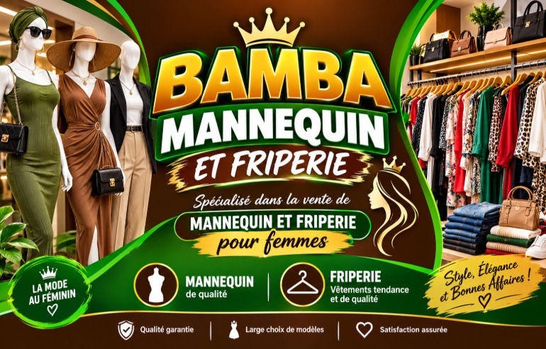 BAMBA MANNEQUIN ET FRIPERIE
